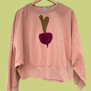 Beet Pullover Sweatshirt
